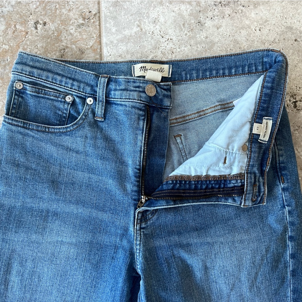 Madewell Skinny High Rise Stretch Flare Jeans Fairson Medium-Light Blue, size 29 - Picture 6 of 10